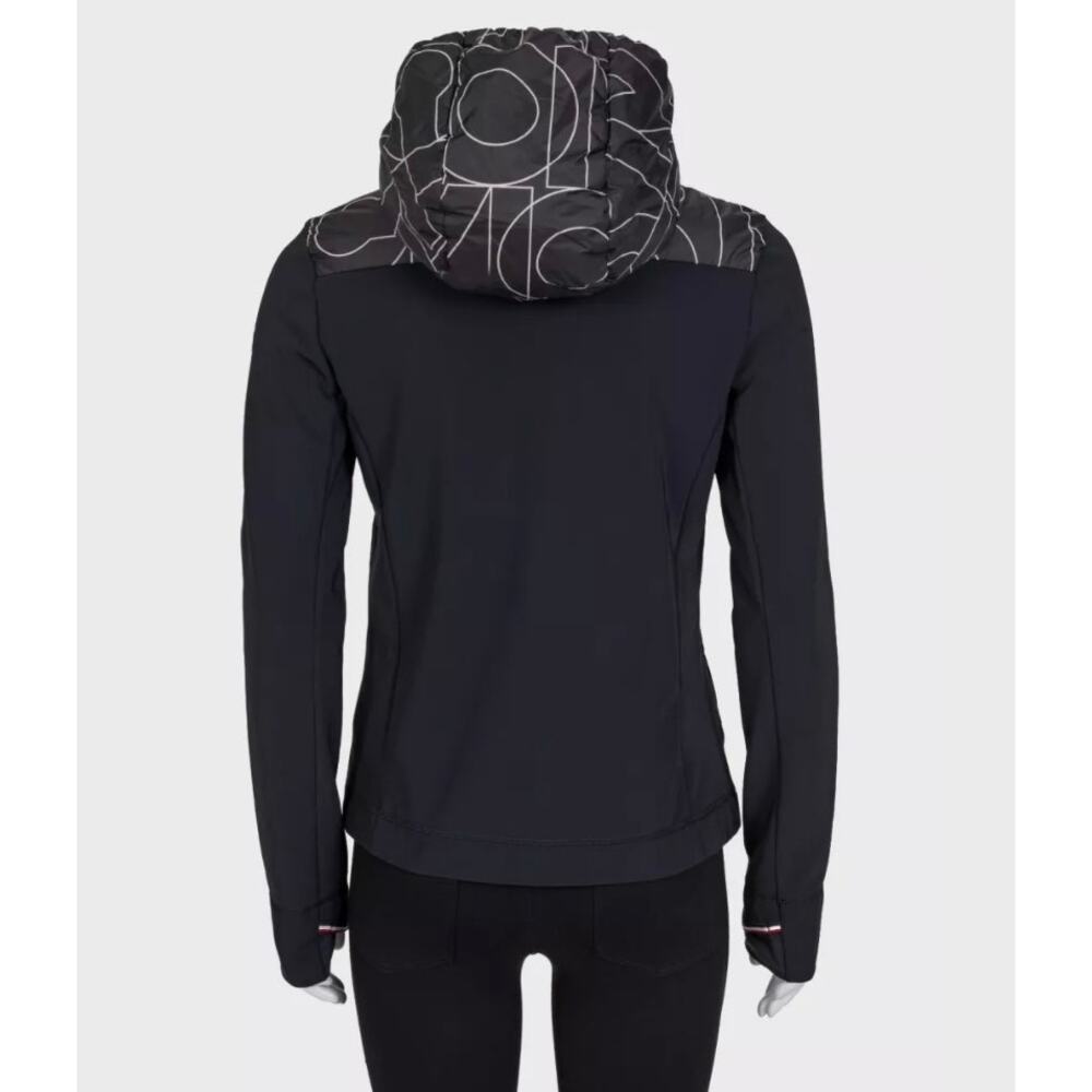 Moncler Black Printed Hooded Down Puffer Jacket - Size M - Picture 3 of 6